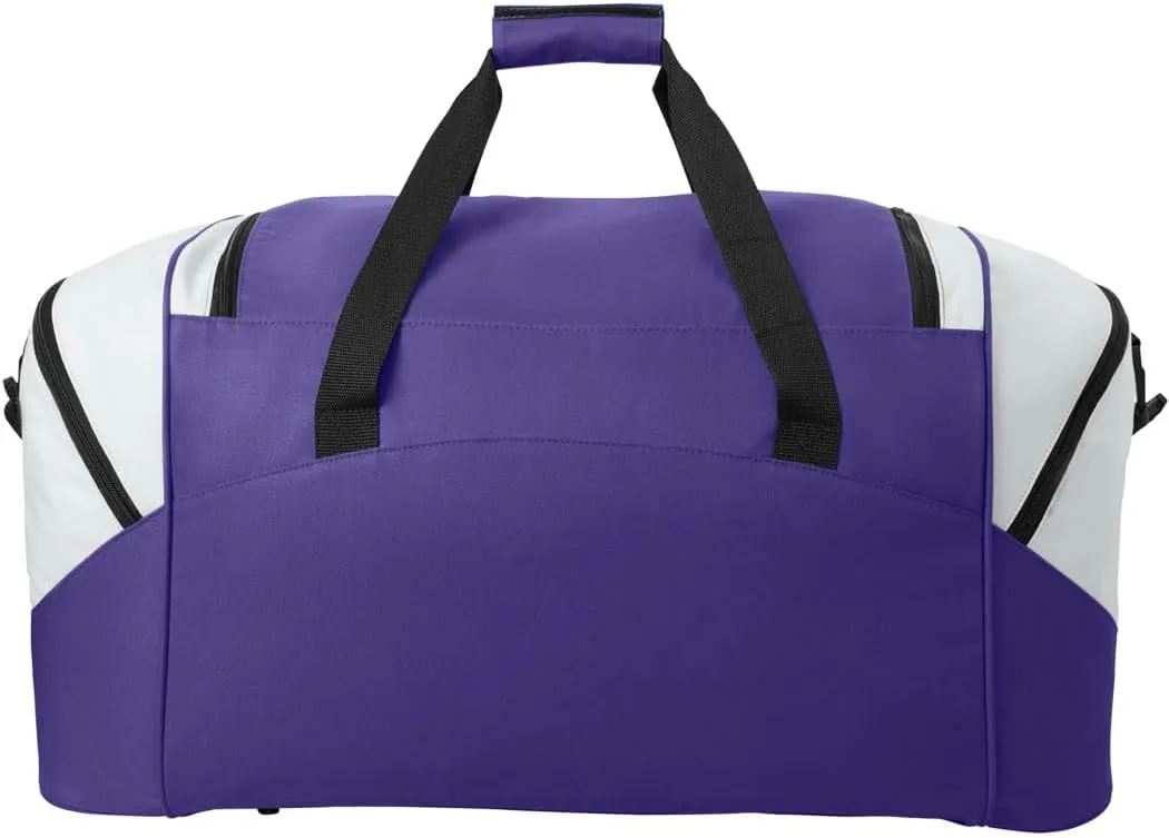 Large LSU Duffle Bag LSU Tigers Gym Bags (Purple)