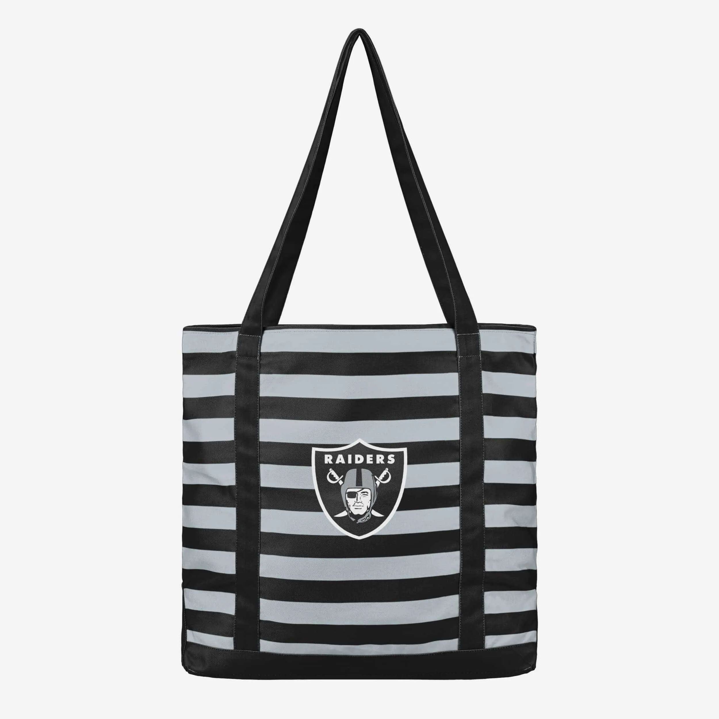 Las Vegas Raiders Team Stripe Canvas Tote Bag