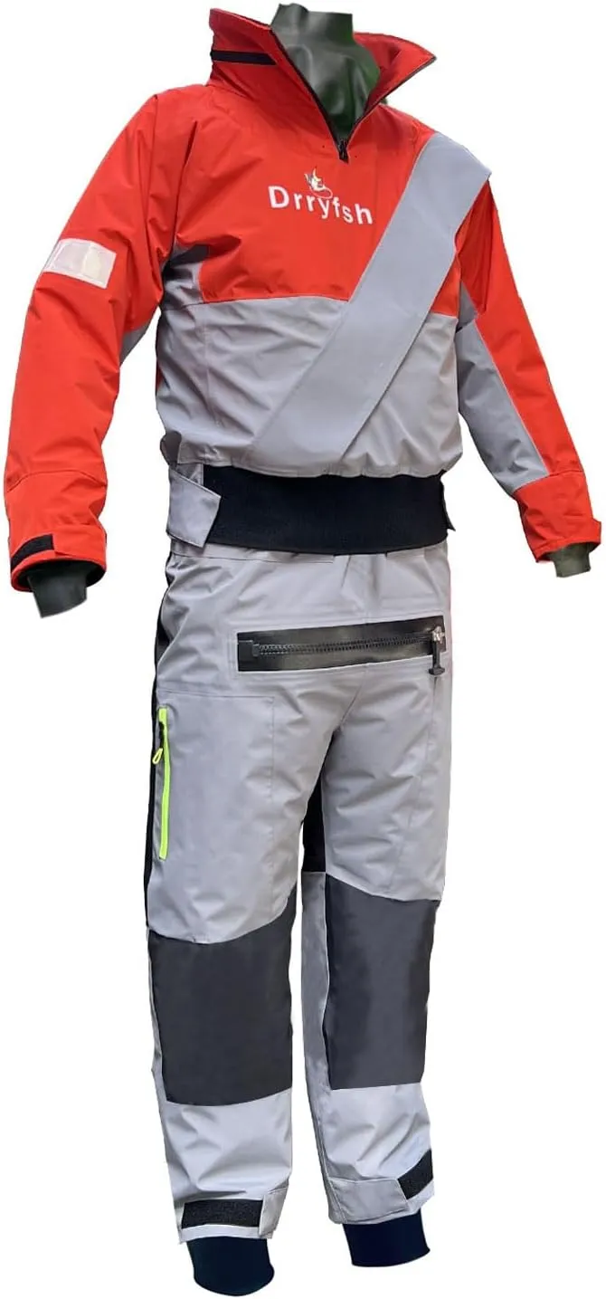 Latex Ankle Seals Drysuit Kayak Dry Suits for SUP Waterskiing Kitboarding Wingsurfing Jetsurfing