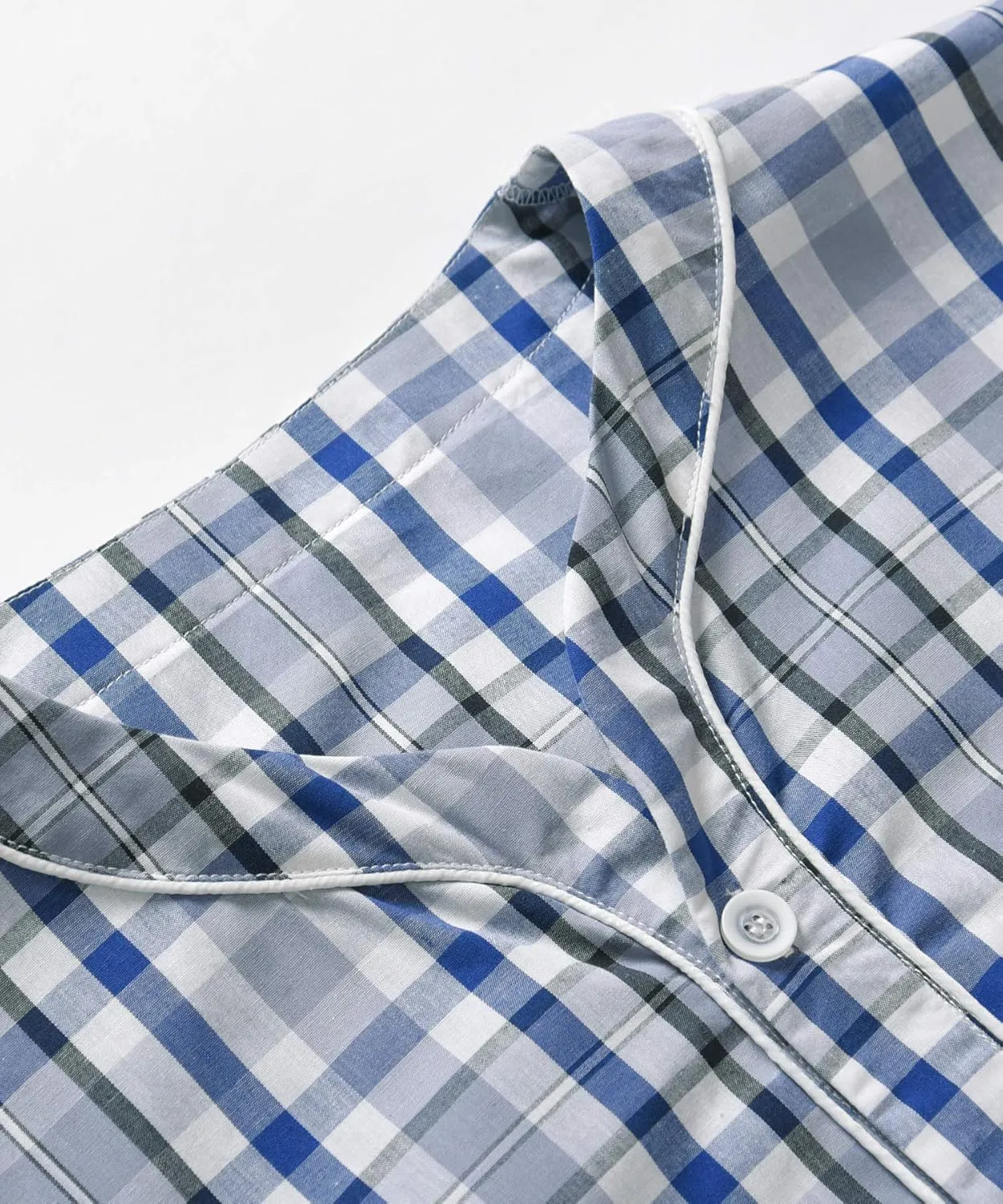 Latuza Men's Summer Cotton Pajamas Shorts Set