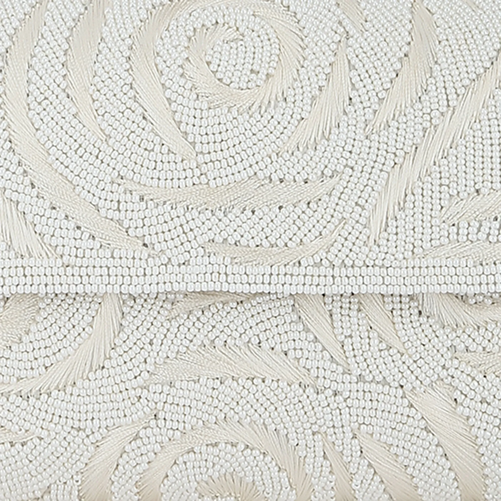 Lavie Luxe Gemmy White Medium Women's Flap Clutch