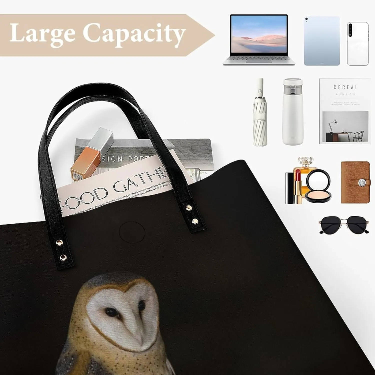 Leather Handbag for Women Tote Bag with Magnetic Buckle Boat Map Crossbody Bag Shoulder Bag
