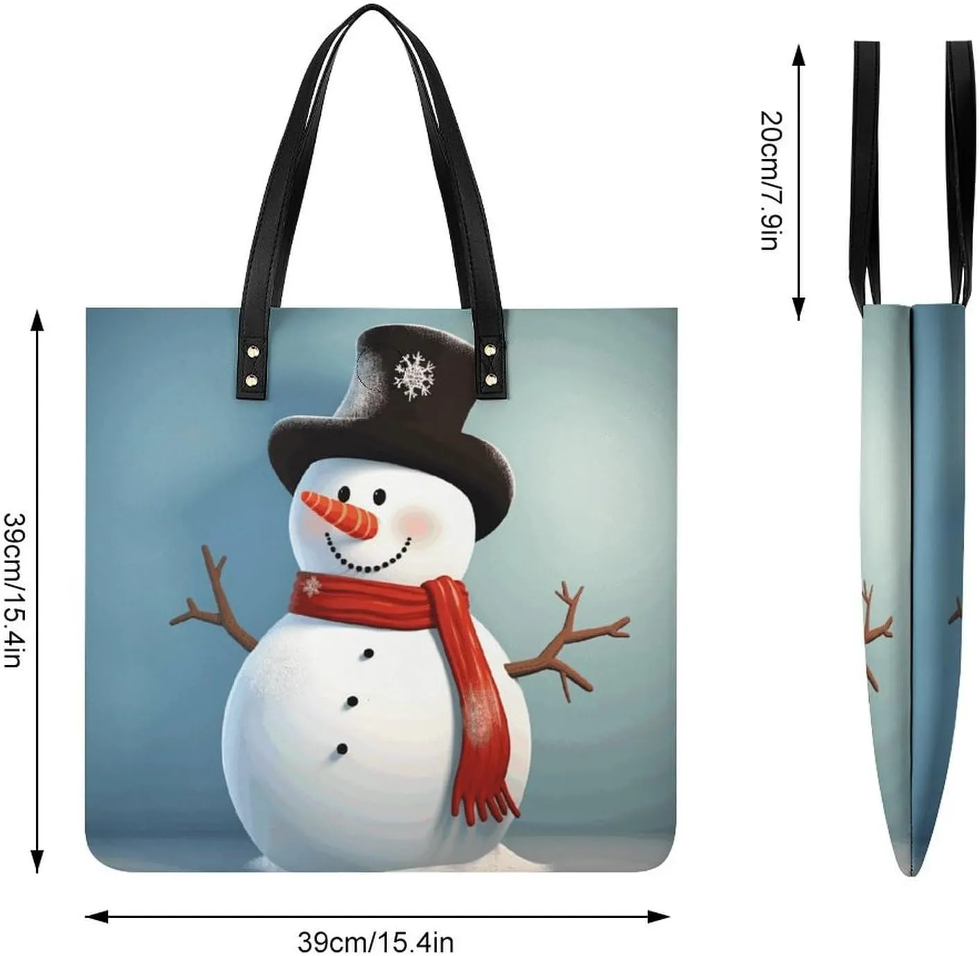 Leather Handbag for Women Tote Bag with Magnetic Buckle Cute Cockatiel Crossbody Bag Shoulder Bag