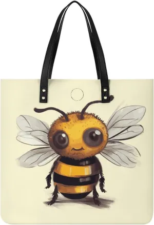 Leather Handbag for Women Tote Bag with Magnetic Buckle Visual Illusion Crossbody Bag Shoulder Bag