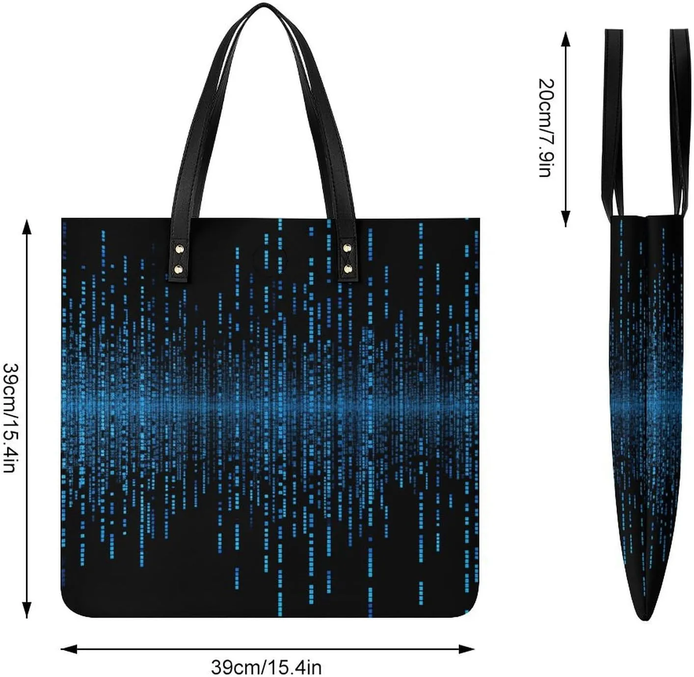 Leather Handbag for Women Tote Bag with Magnetic Buckle Xmas Snowman Crossbody Bag Shoulder Bag