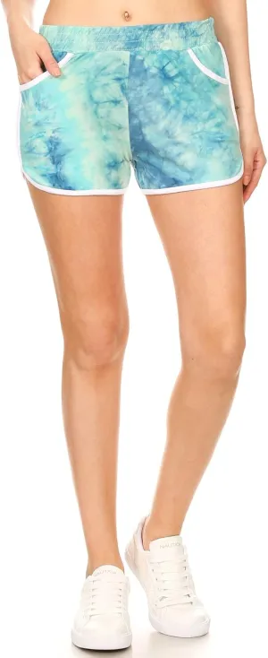 Leggings Depot Mid-Rise Fashion Shorts with Pockets