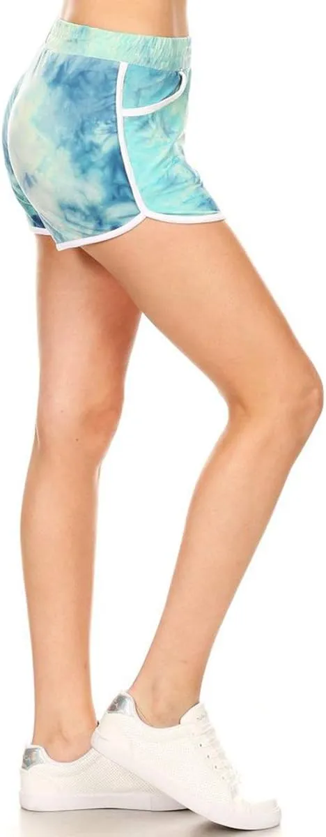 Leggings Depot Mid-Rise Fashion Shorts with Pockets