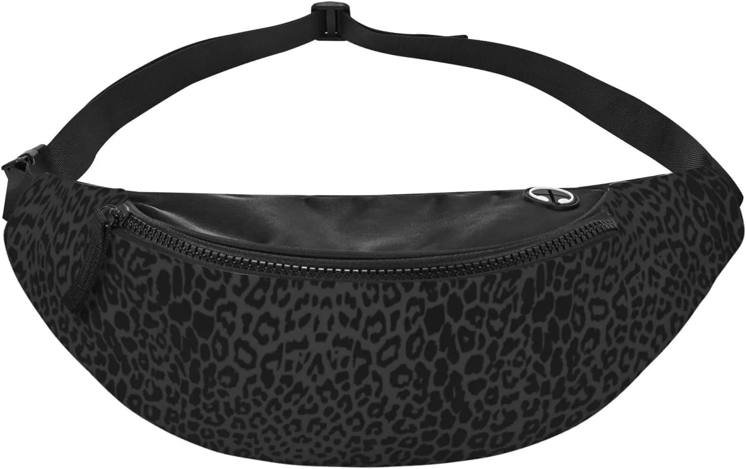 Leopard Fanny Pack Waist Bag Adjustable Belt Bag For Men Women Traveling Hiking Cycling Running