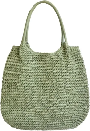 Lightweight Straw Bag for Women, Straw Beach Bag Tote Bag, Large Woven Tote Straw Bags, Summer Beach Rattan Handbag