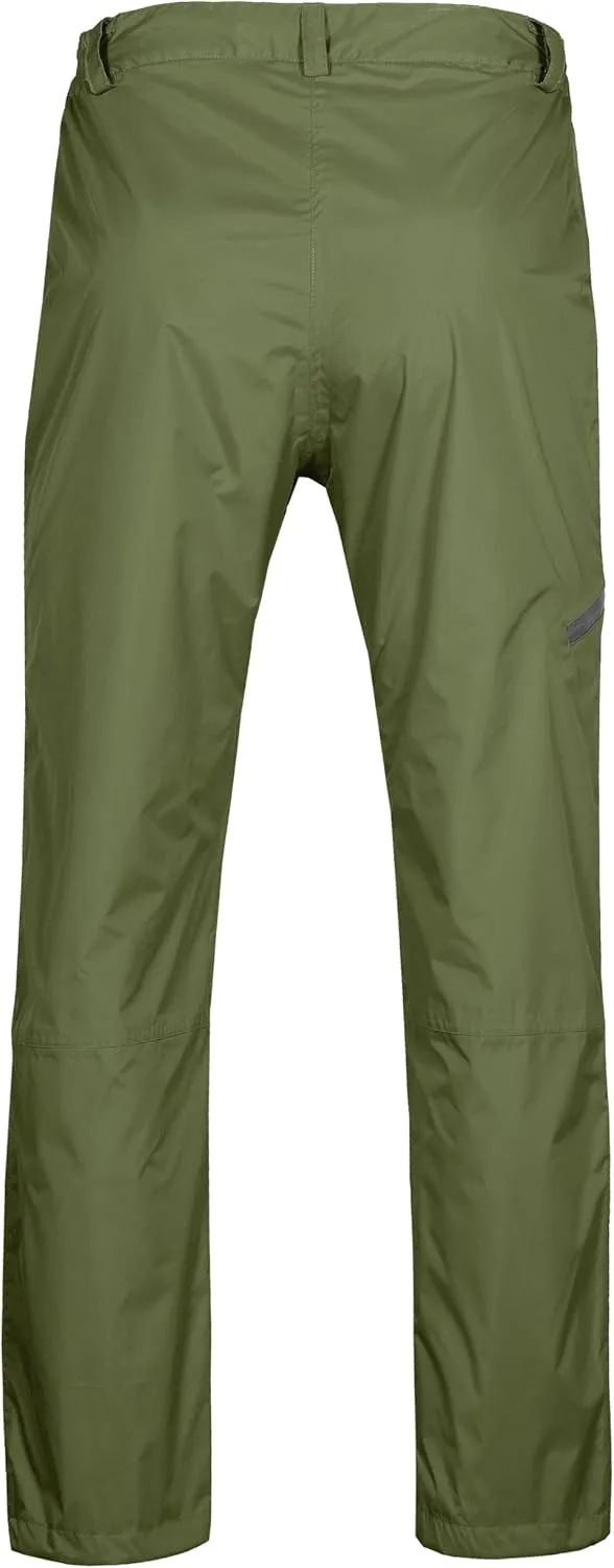 Little Donkey Andy Women's Lightweight Waterproof Rain Pants Breathable Hiking Pants for Outdoor Fishing