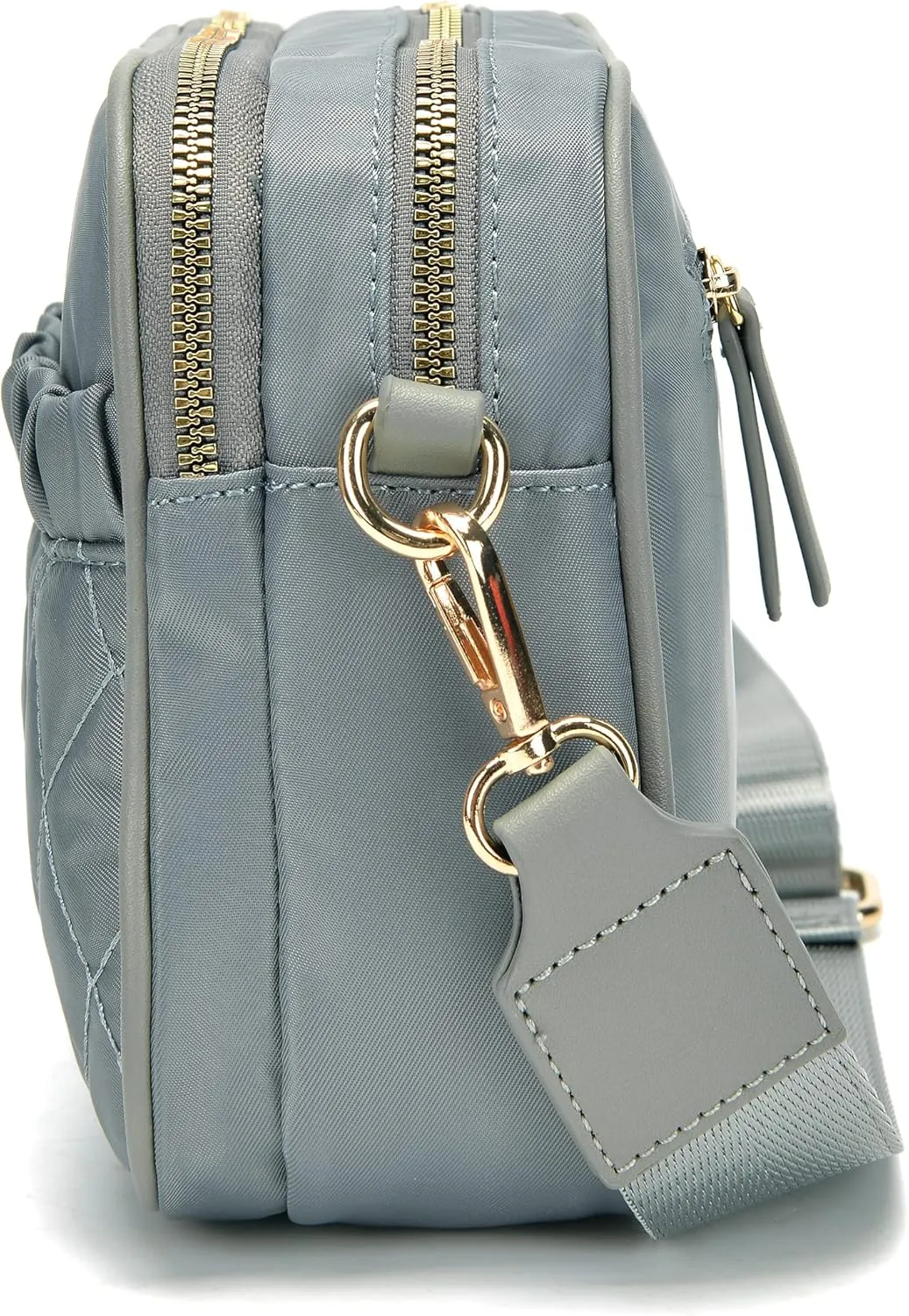 lola mae Crossbody Bags for Women Quilted Nylon Travel Shoulder Purse