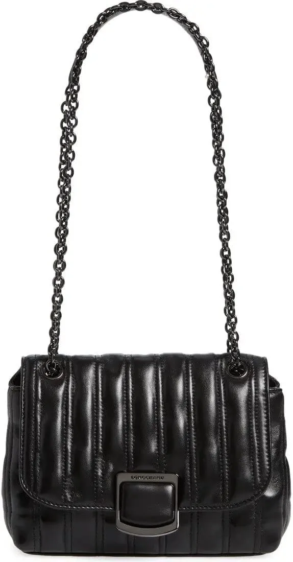 Longchamp Women's Brioche Small Leather Shoulder Bag, Bag