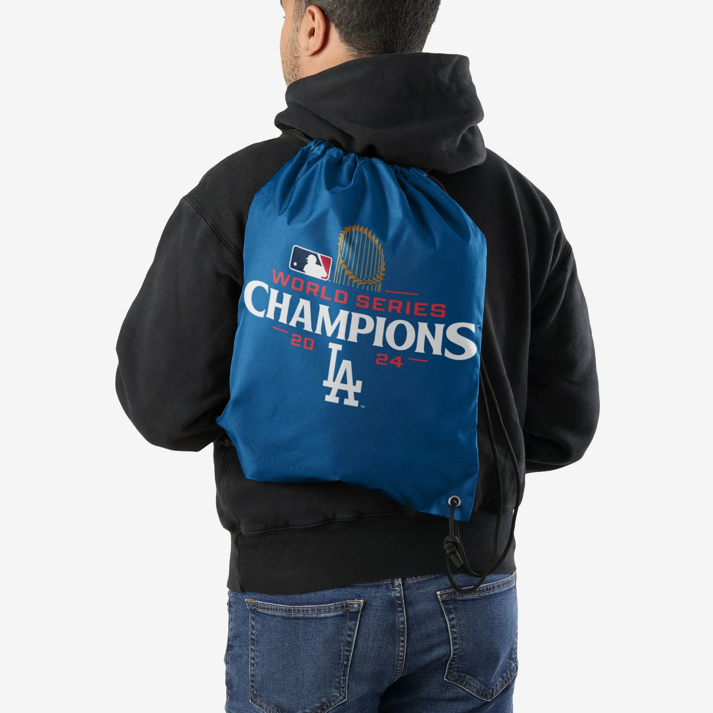 Los Angeles Dodgers 2024 World Series Champions Drawstring Backpack