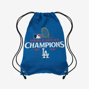 Los Angeles Dodgers 2024 World Series Champions Drawstring Backpack