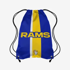 Los Angeles Rams Team Stripe Wordmark Drawstring Backpack