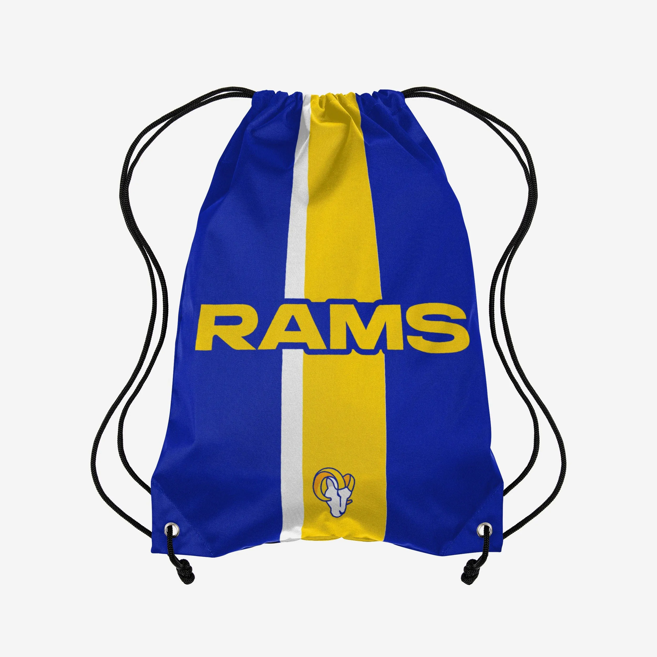 Los Angeles Rams Team Stripe Wordmark Drawstring Backpack