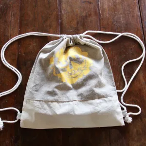 LUNA "Splash" Recycled Cotton Drawstring Backpack