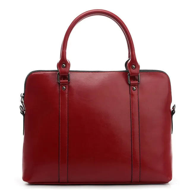 LUYO Brand Genuine Leather Business Luxury Handbags
