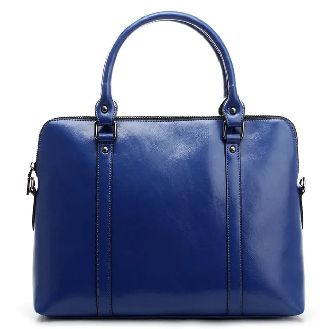 LUYO Brand Genuine Leather Business Luxury Handbags