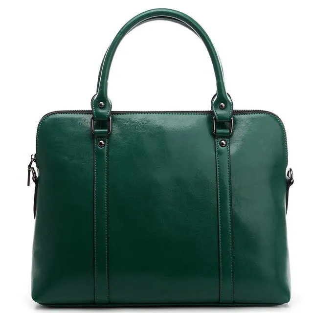 LUYO Brand Genuine Leather Business Luxury Handbags