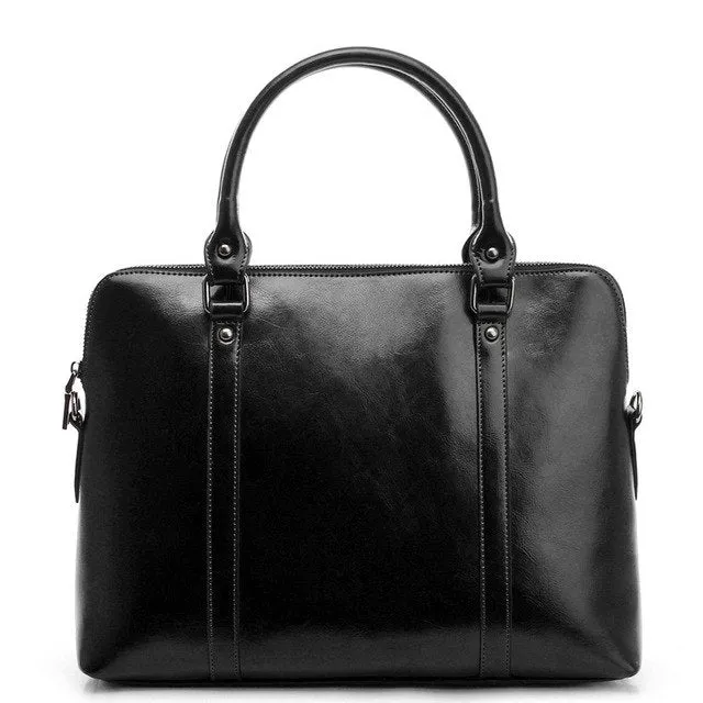 LUYO Brand Genuine Leather Business Luxury Handbags