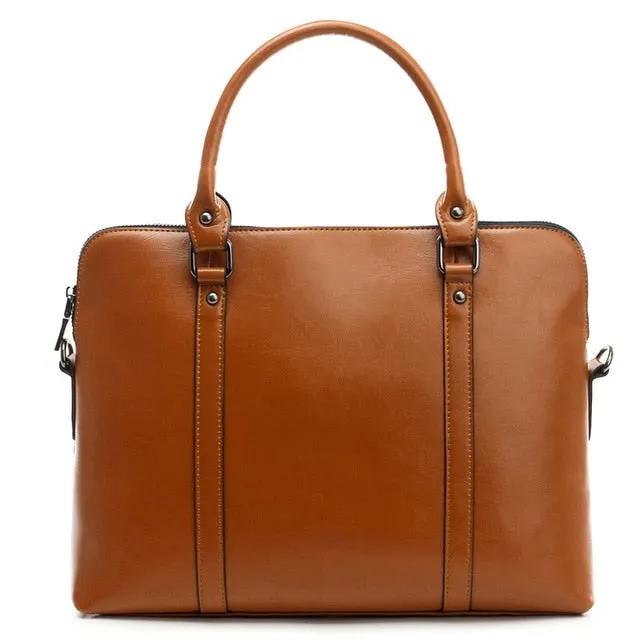 LUYO Brand Genuine Leather Business Luxury Handbags