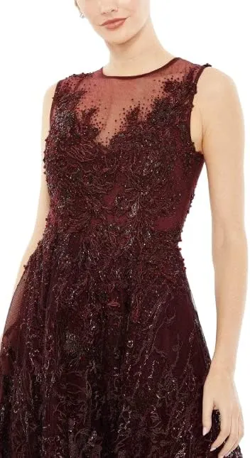 Mac Duggal 20421 Beaded Dress for Evening - Unique A-Line Dress for Women