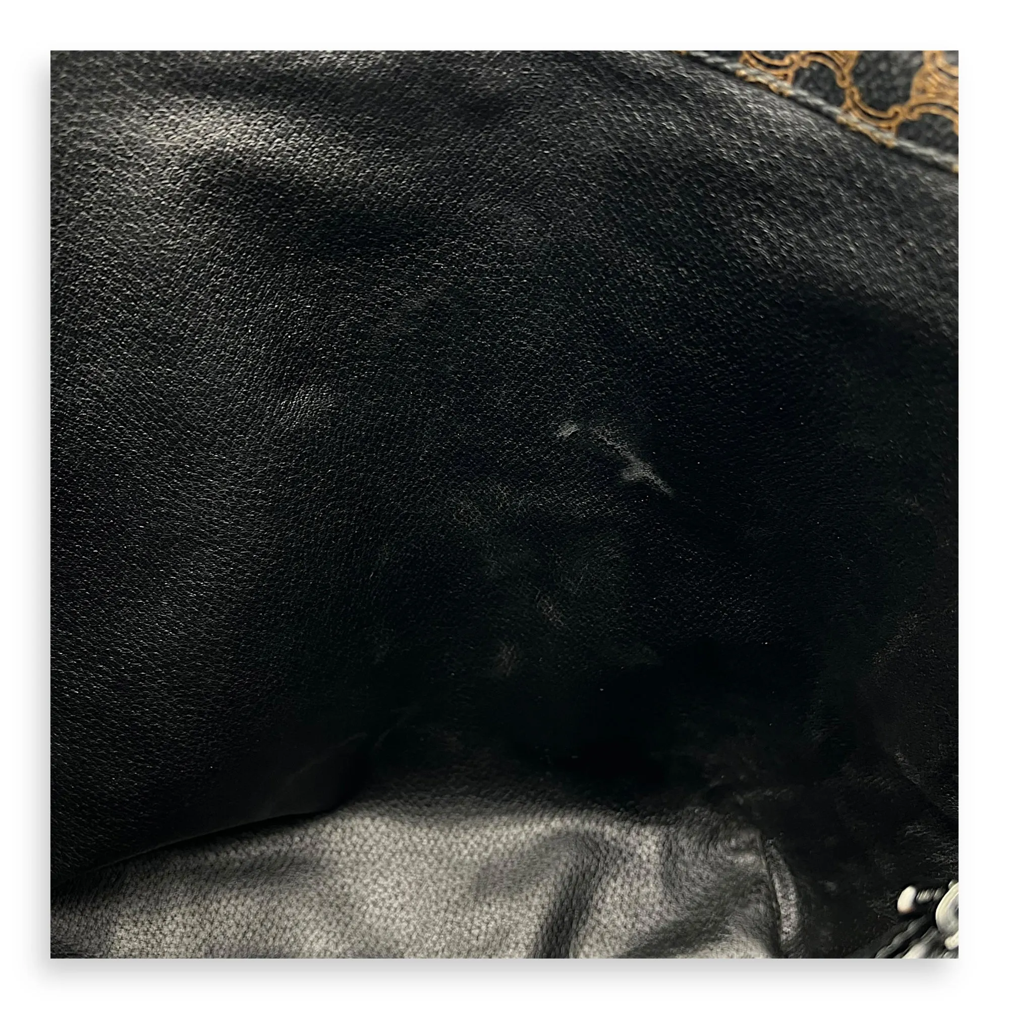 Macadam Tote Bag Black in Coated Canvas, Gold hardware