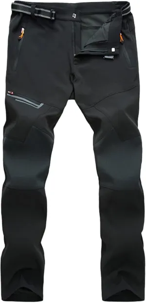 MAGCOMSEN Men's Hiking Pants Quick-Dry Water Resistant Lightweight Work Outdoor Pants with Zipper Pockets