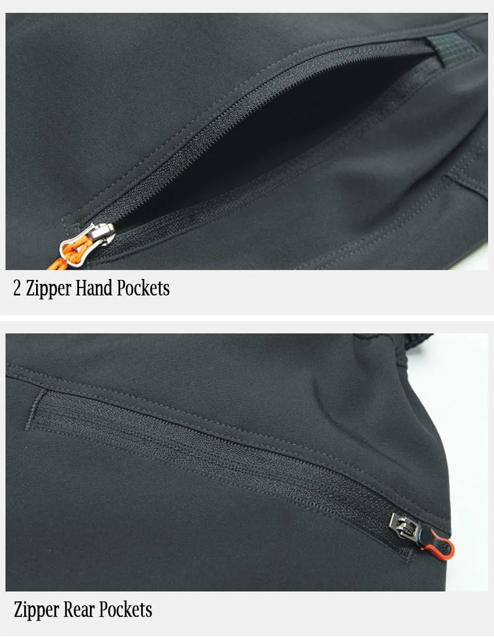 MAGCOMSEN Men's Hiking Pants Quick-Dry Water Resistant Lightweight Work Outdoor Pants with Zipper Pockets