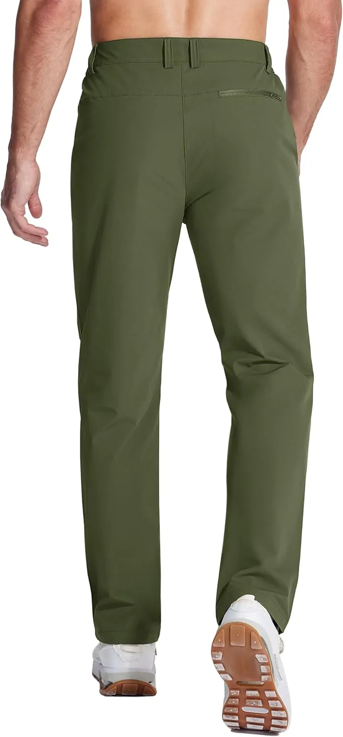 MAGCOMSEN Men's Lightweight Hiking Pants with 4 Pockets Water Resistant Quick Dry Fishing Travel Work Outddoor Pants