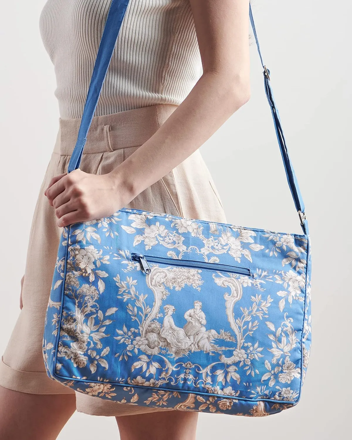 Maison d' Hermine Hand Bags for Women Cotton Shoulder Bag for Shopping Travel Everyday Use Cross Body Tote purse Sling Bag