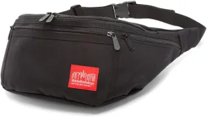 Manhattan Portage Alleycat Waist Bag (LG) Featuring Multi Zipper Pockets And A Spacious Main Compartment In 1000D Cordura (Black)