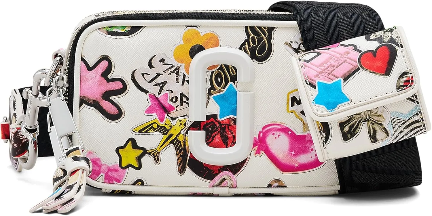Marc Jacobs The Sticker Snapshot, White Multi