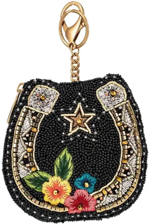 Mary Frances Good Luck Theme Phone Bag and Purse, Crossbody Bag For Women, Handmade Design, Womens Fashion,Small Purse