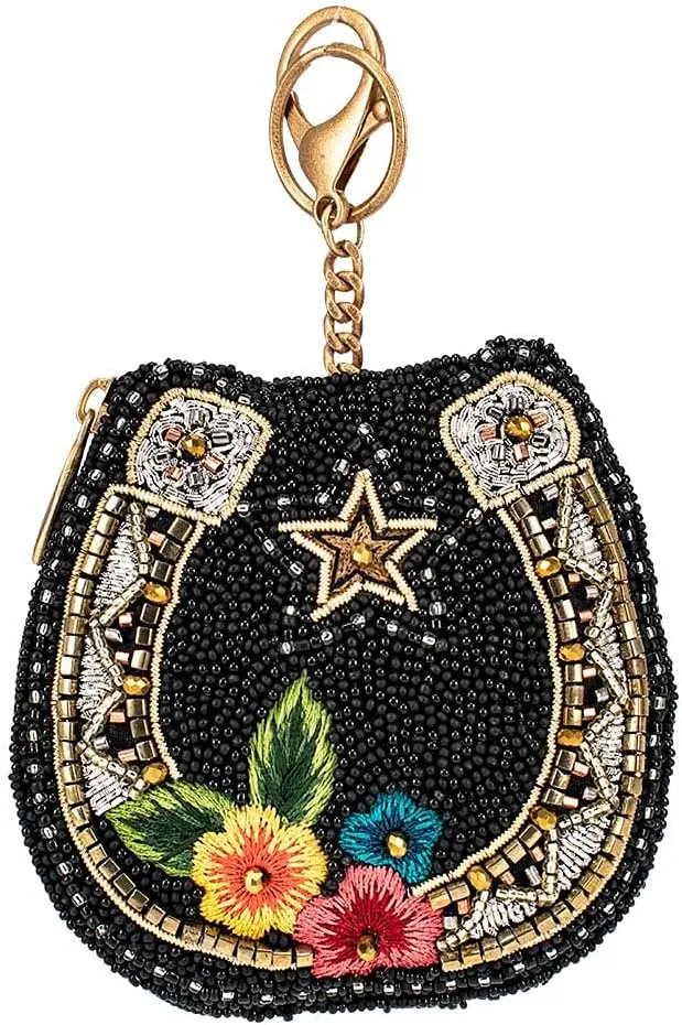 Mary Frances Good Luck Theme Phone Bag and Purse, Crossbody Bag For Women, Handmade Design, Womens Fashion,Small Purse
