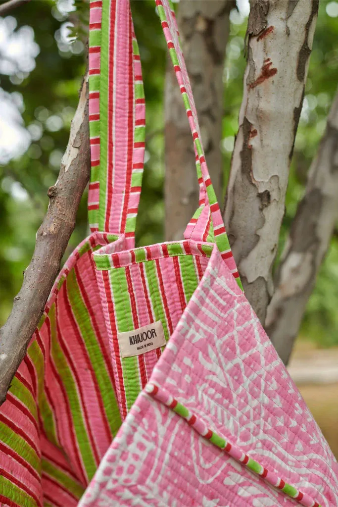 Meadow Quilted Tote Bag