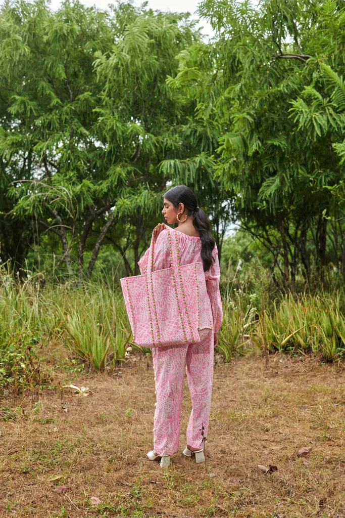 Meadow Quilted Tote Bag