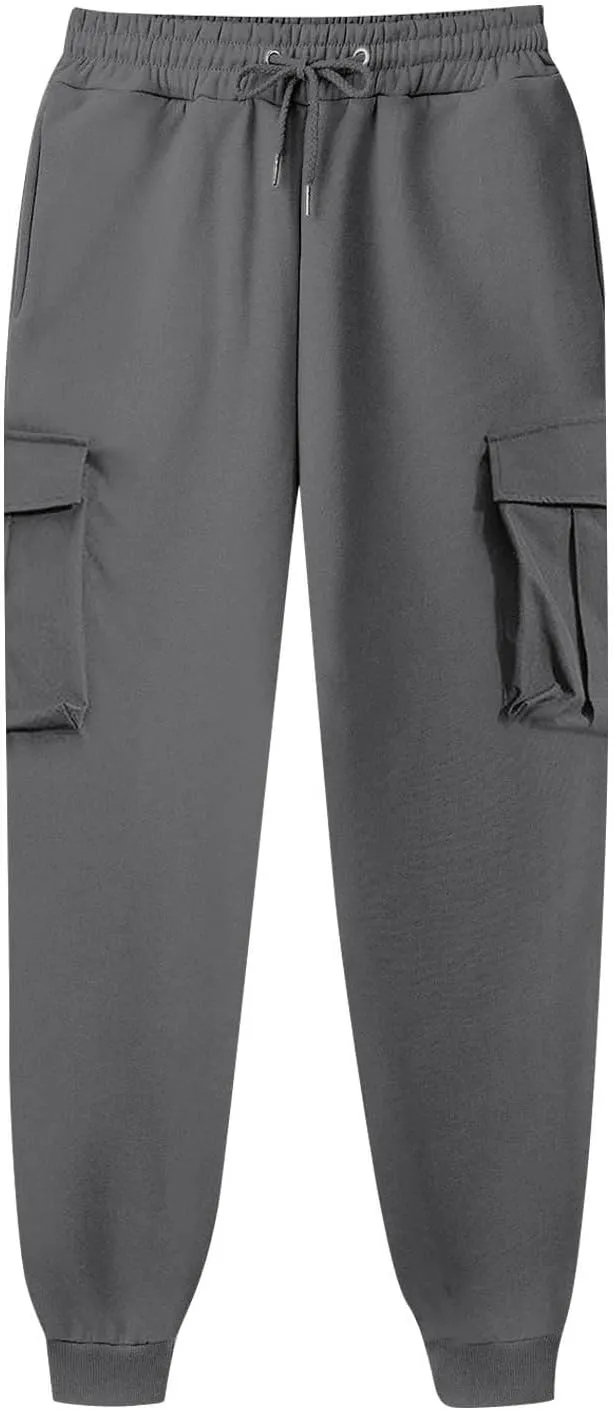Men's Athletic Running Sweatpants Casual Sports Length Solid Mens Pants Men's Pants Men's Cotton Casual Sweatpants