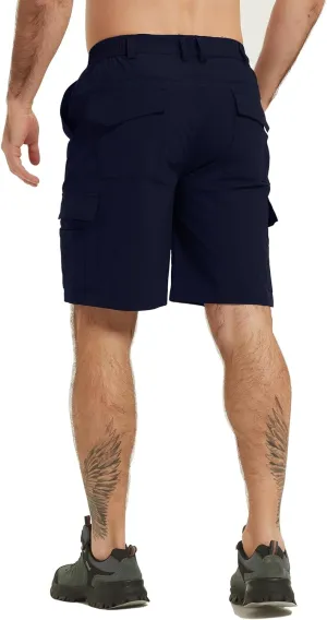 Men's Cargo Work Hiking Shorts Lightweight Quick Dry Waterproof Outdoor Golf Shorts for Men Fishing Travel Camping