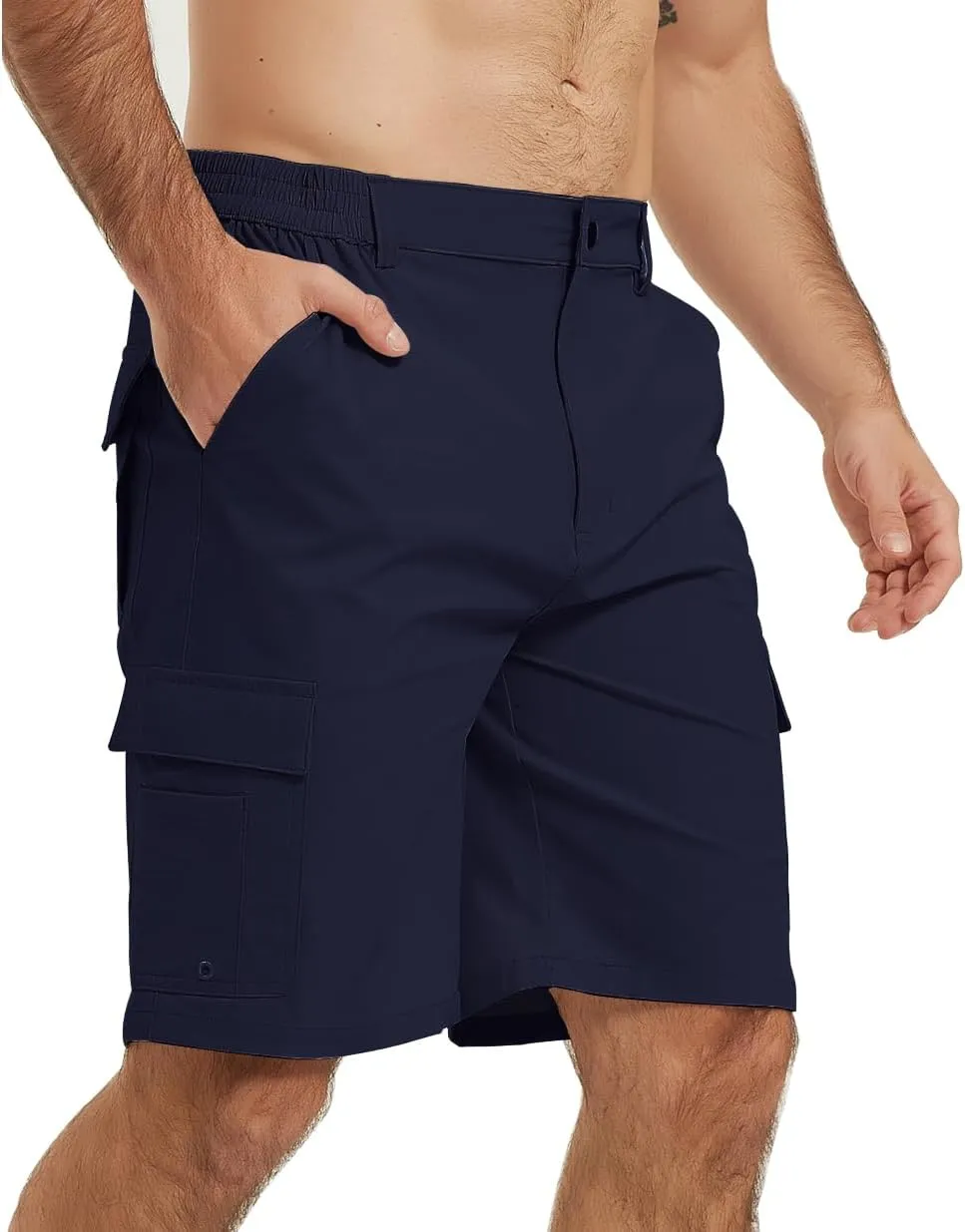 Men's Cargo Work Hiking Shorts Lightweight Quick Dry Waterproof Outdoor Golf Shorts for Men Fishing Travel Camping
