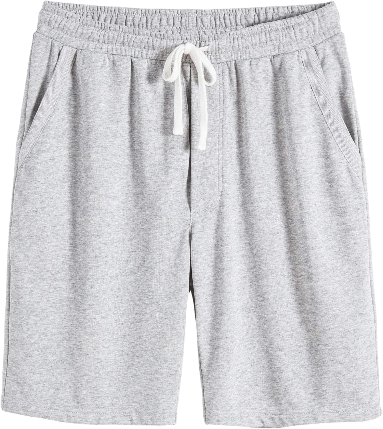 Men’s Casual Cotton Knit Short Drawstring Elastic Jogger Gym Shorts