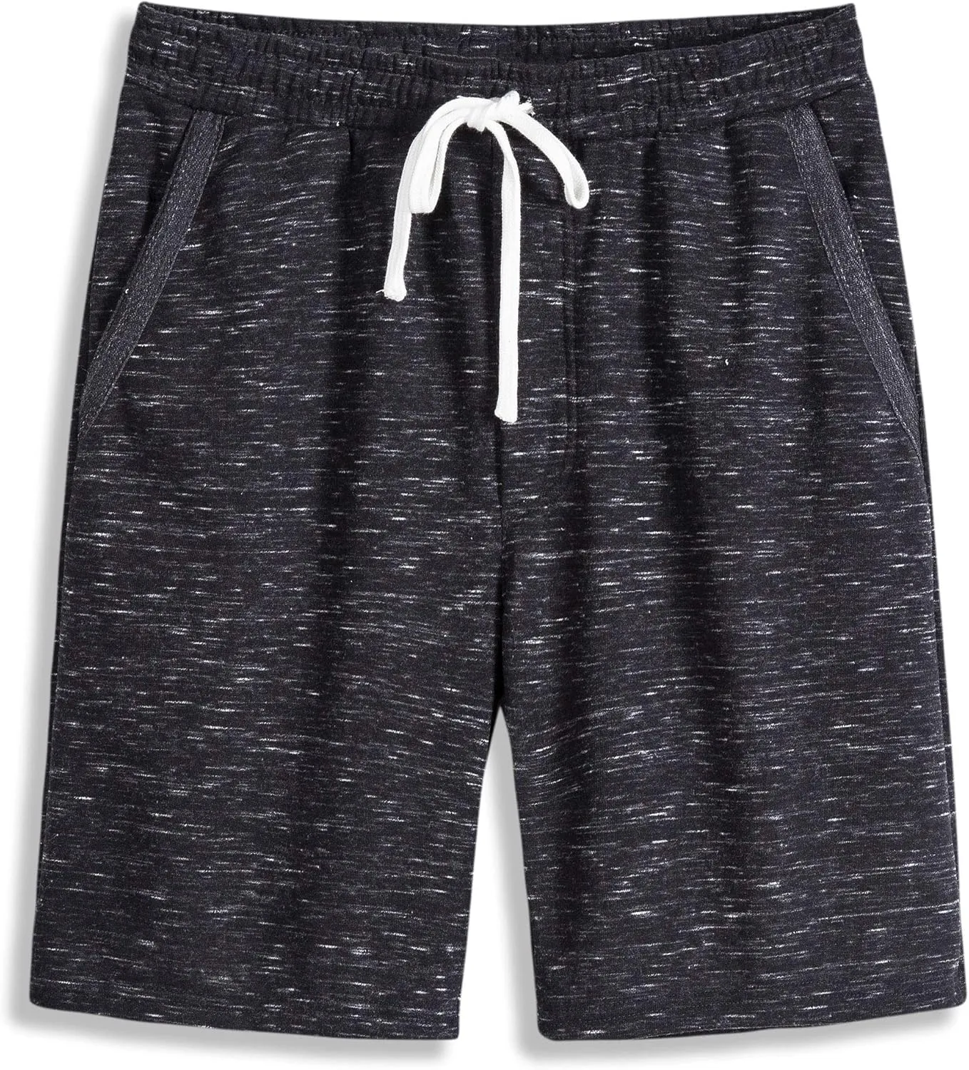 Men’s Casual Cotton Knit Short Drawstring Elastic Jogger Gym Shorts