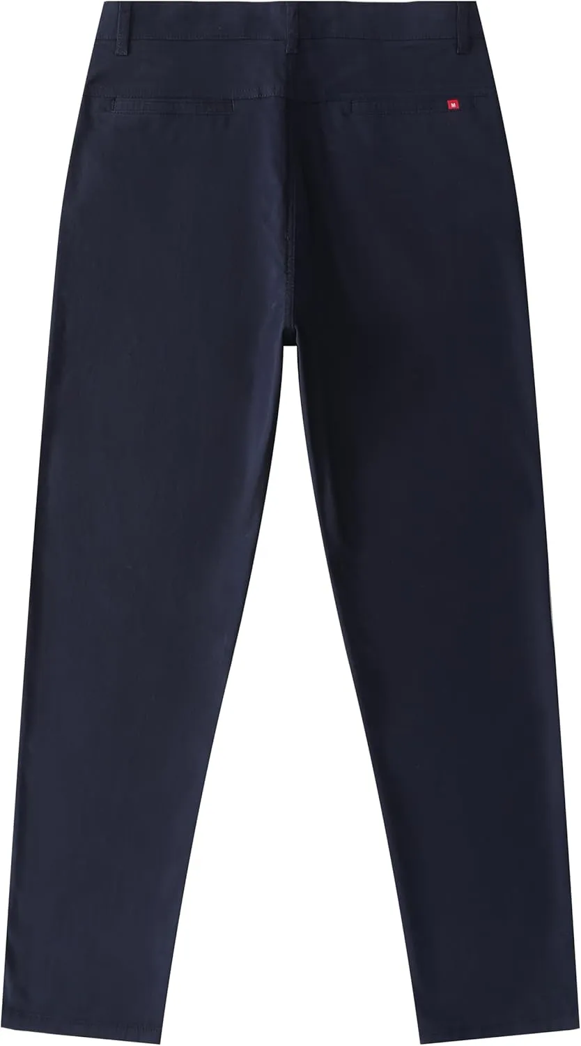 Men's Classic-Fit Straight Casual Fashion Stretch Cotton Chino Pants