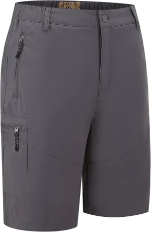 Men's Hiking Cargo Shorts Lightweight Outdoor Work Travel Golf Camping Casual with 5 Zipper Pockets