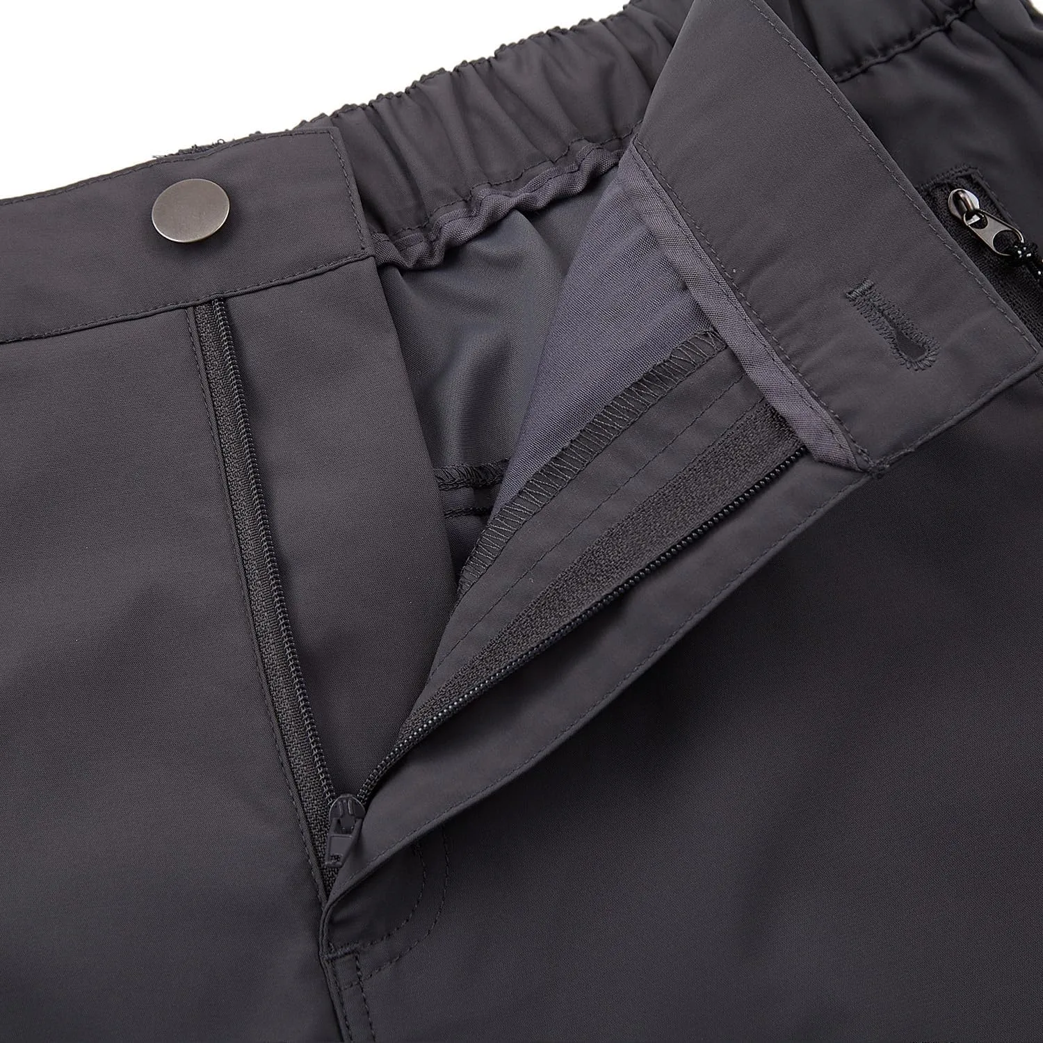 Men's Hiking Cargo Shorts Lightweight Outdoor Work Travel Golf Camping Casual with 5 Zipper Pockets