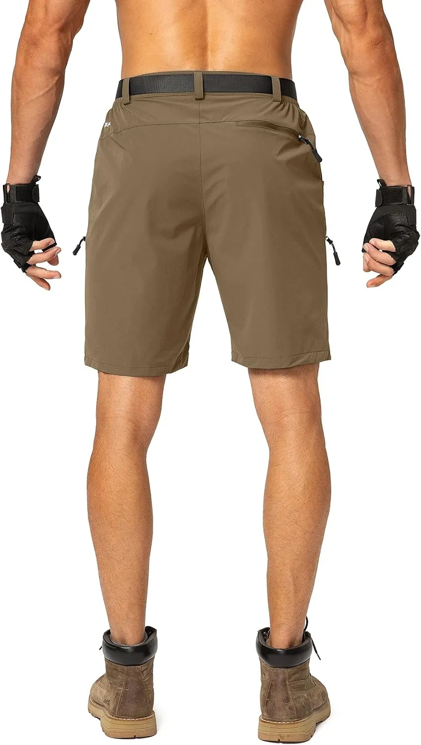 Men's Hiking Cargo Shorts Stretch Quick Dry Outdoor Tactical Shorts for Men with Multi Pocket for Fishing Casual