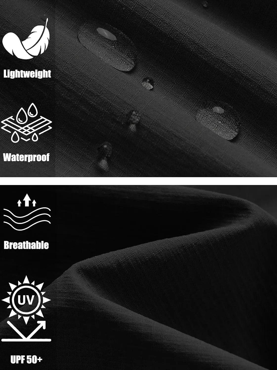 Men's Hiking Convertible Zip Off Pants Outdoor Waterproof Quick Dry Lightweight Fishing Safari Travel Cargo Work Pants