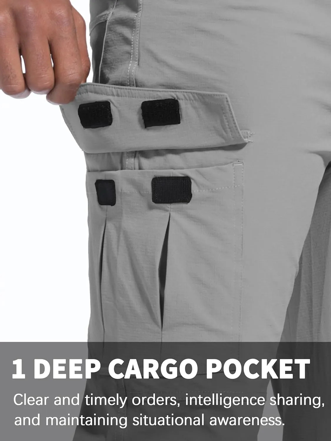 Men's Hiking Pants Quick-Dry Lightweight Waterproof Travel Outdoor Camping Hunting Fishing Work Cargo Pants