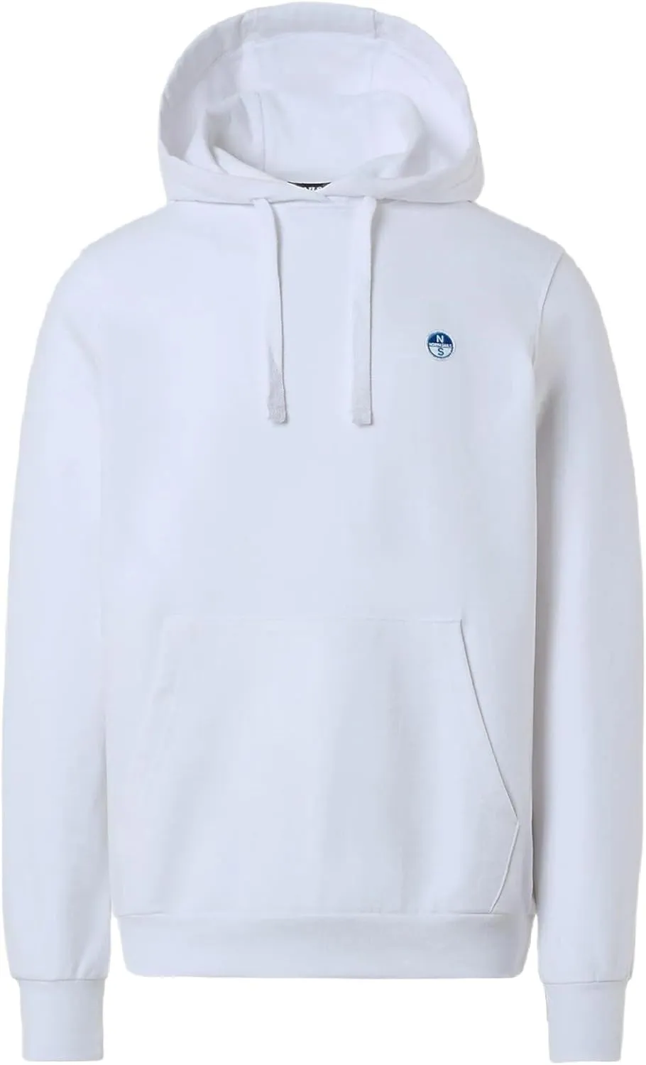 Men's Hooded Sweatshirt with Mini Logo and Pouch Pocket